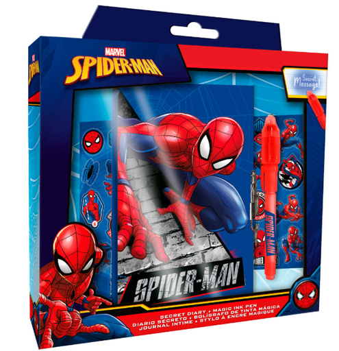 [12487507] DIARIO C/BOLI MAGICO SPIDERMAN