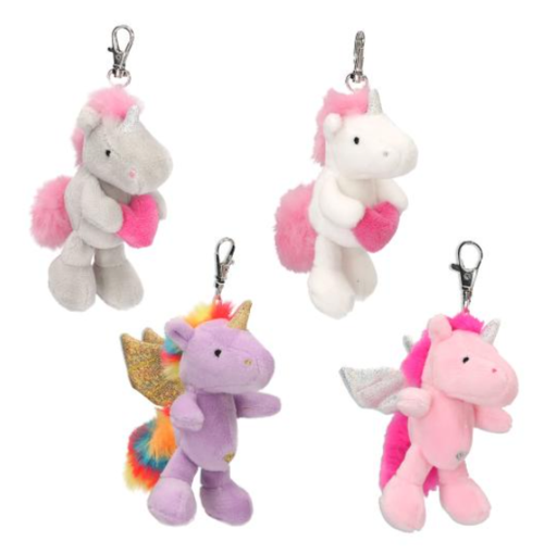 [50213636] LLAVERO PELUCHE UNICORNIO YLVI