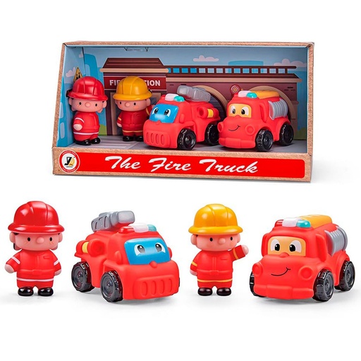 [86011674] SET COCHES BOMBEROS INFANT.
