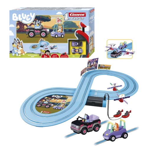 [62663054] CARRERA FIRST BLUEY Y BINGO RACE