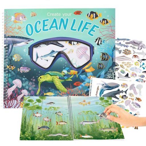 [50213600] CUADERNO PEGATINAS OCEAN LIFE