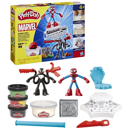 [25525761] PLAYDOH SPIDERMAN LANZA Y AT.