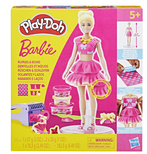 [25531566] PLAYDOH BARBIE VOLANTES Y LAZOS