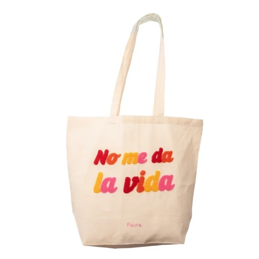 [23775167] BOLSA COMPRA "NO ME DA LA VIDA"