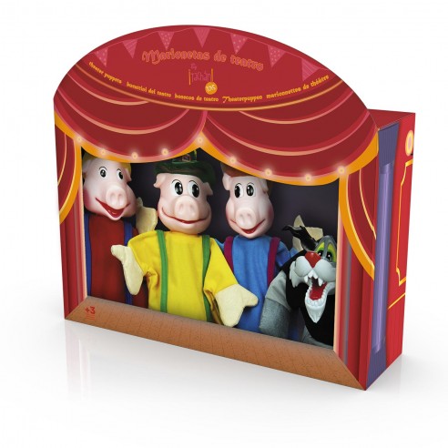 [86100540] SET MARIONETAS 3 CERDITOS