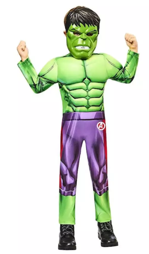 [78912689] DISFRAZ HULK BLACK L. T.XXS