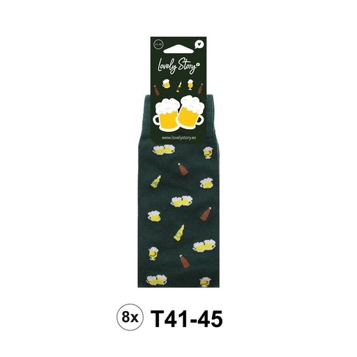 [01218688] CALCETINES BEER (4) T.41-45)
