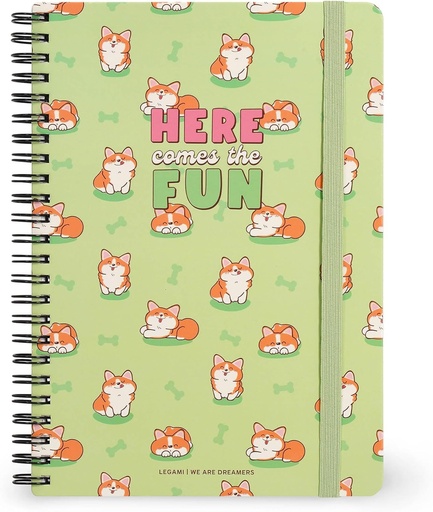 [23803637] CUADERNO A5 CORGI