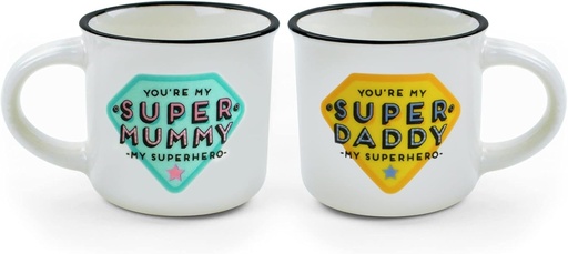 [23883576] TAZAS SUPER MUMMY/SUPER DADDY