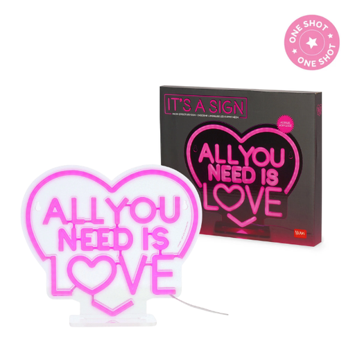 [23804513] LAMPARA ALL YOU NEED IS LOVE
