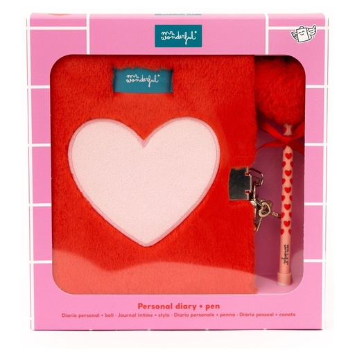 [62307458] DIARIO+BOLI CORAZON PELUCHE