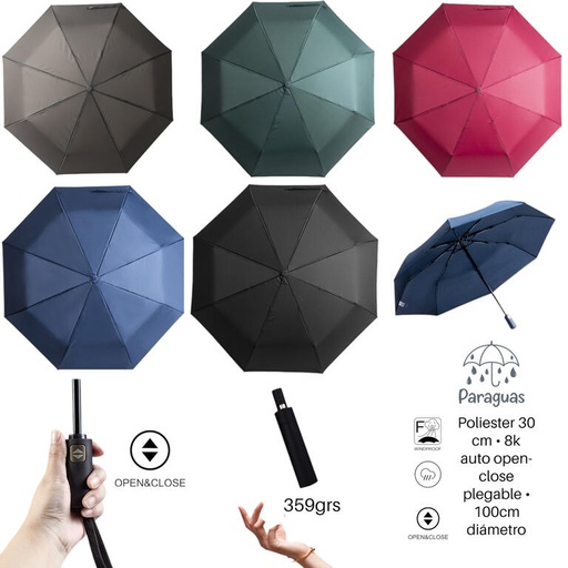 [59919443] PARAGUAS AUTOM.COL.CLAS.SURT.