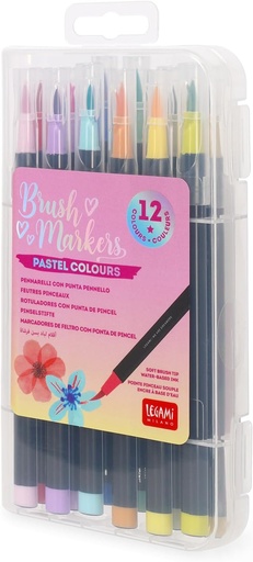 [23801042] ROTULADORES P.PINCEL(12)PASTEL