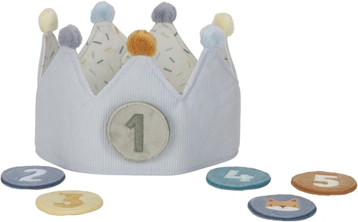 [64044516] CORONA CUMPLEAÑOS NUM.AZUL