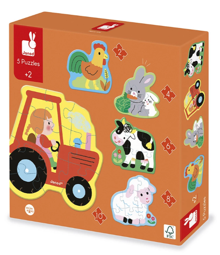 [73532487] PUZZLES EVOLUTIVOS GRANJA(5)