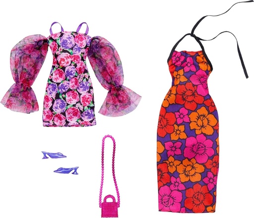 [24509397] BARBIE PACK 2 MODAS FLORES