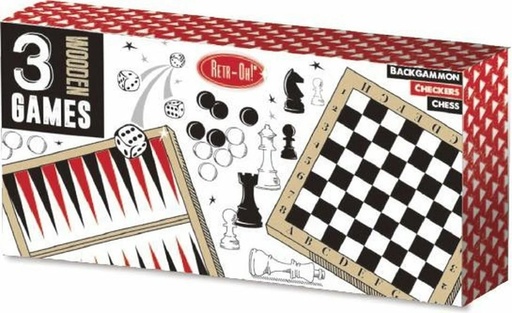 [42703217] AJEDREZ+DAMAS+BACKGAMMON