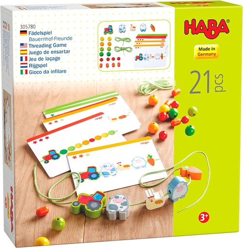 [42805780] JUEGO ENSARTAR AMIGOS GRANJA