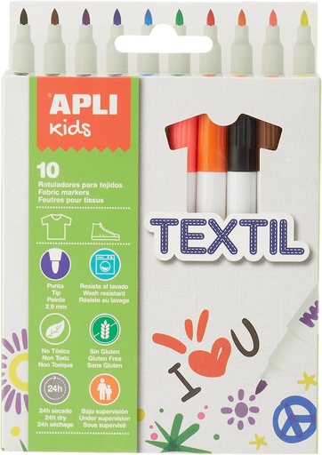 [48418220] ROTULADORES TEJIDOS 10 U.