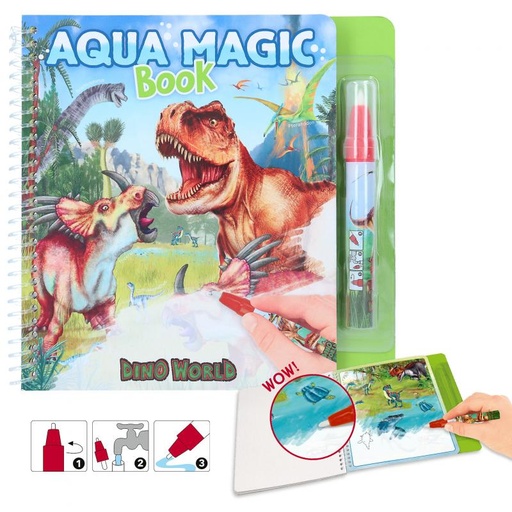 [50212095] AQUA MAGIC BOOK DINO WORLD