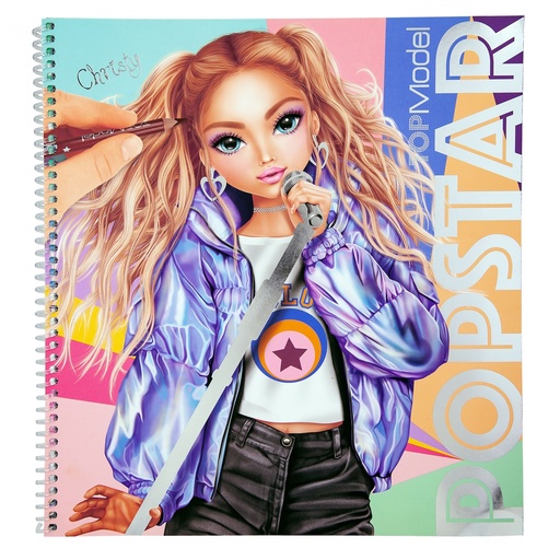 [50212228] LIBRO COLOREAR POPSTAR TOP MODEL