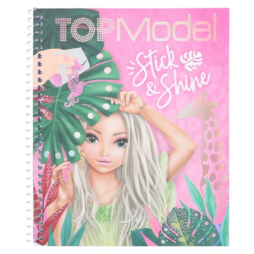[50212470] LIBRO COLOREAR STICK & SHINE TOP MODEL