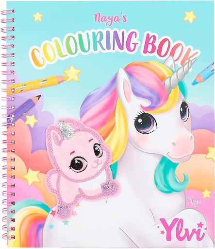 [50212492] LIBRO COLOREAR UNICORNIO Y LENTEJUELAS YLVI