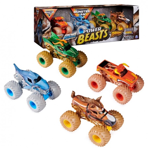 [62757281] MONSTER JAM DIE CAST PACK 4