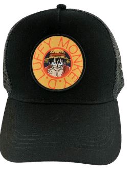 [64905652] GORRA ONE PIECE LUFFY NEGRA