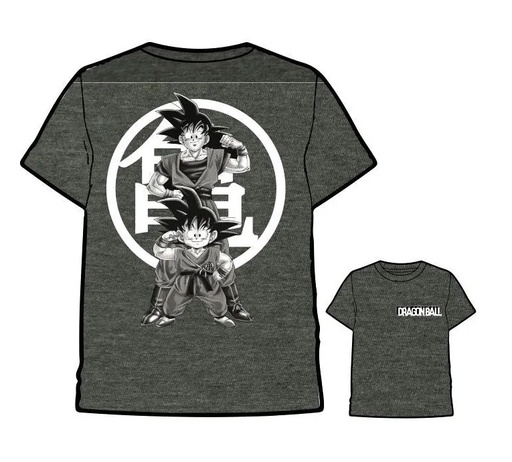 [64973995] CAMISETA GOKU DOBLE NEGRO T.L