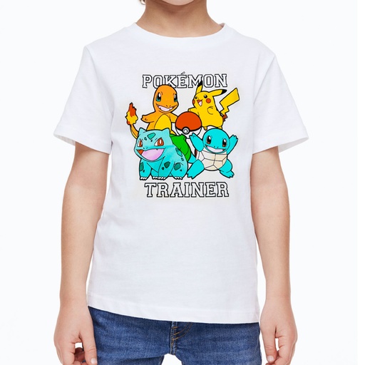 [64978501] CAMISETA POKEMON TRAINER T.12