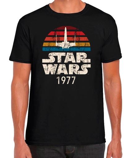 [64978872] CAMISETA STAR WARS 1977 NEG.XL