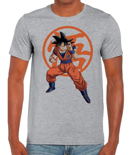 [64979158] CAMISETA GOKU GRIS T.M