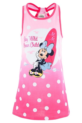 [67805827] VESTIDO MINNIE FUCSIA T.8