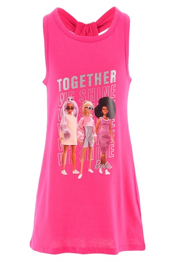 [67896966] VESTIDO BARBIE FUCSIA T.10