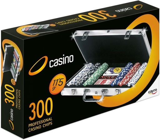 [19370300] MALETIN 300 FICHAS POKER