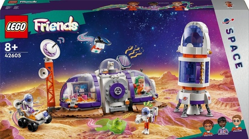 [22542605] BASE ESPACIAL DE MARTE Y COHETE