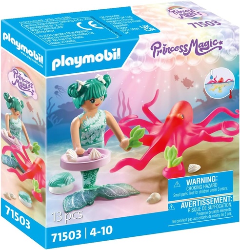 [30071503] SIRENA C/PULPO CAMBIO COLOR