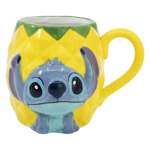 [33578760] TAZA STITCH 3D PIÑA 420 ML.