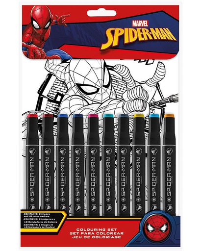 [12487506] PINTA C/NUMEROS SPIDERMAN