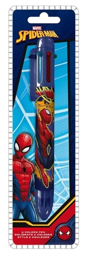 [12488531] BOLIGRAFO 6 COL. SPIDERMAN