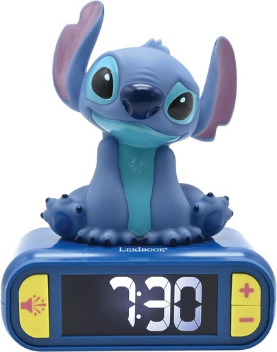 [48310213] DESPERTADOR DIGITAL STITCH 3D