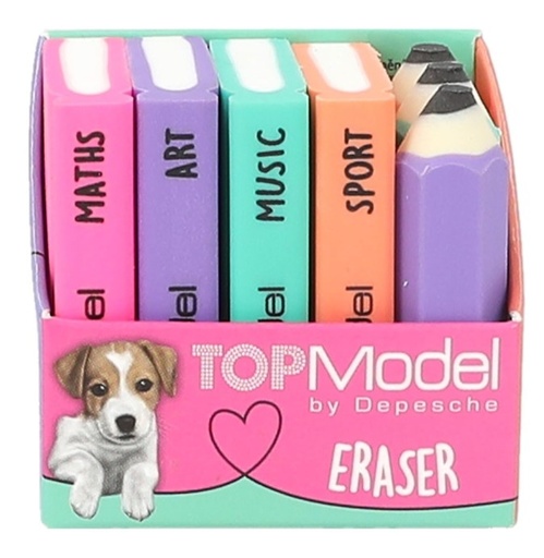 [50212443] GOMAS BORRAR MINI LIBRO TOP MODEL