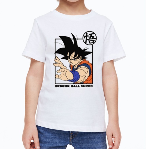 [67897025] CAMISETA DRAGON BALL BLANCA T4